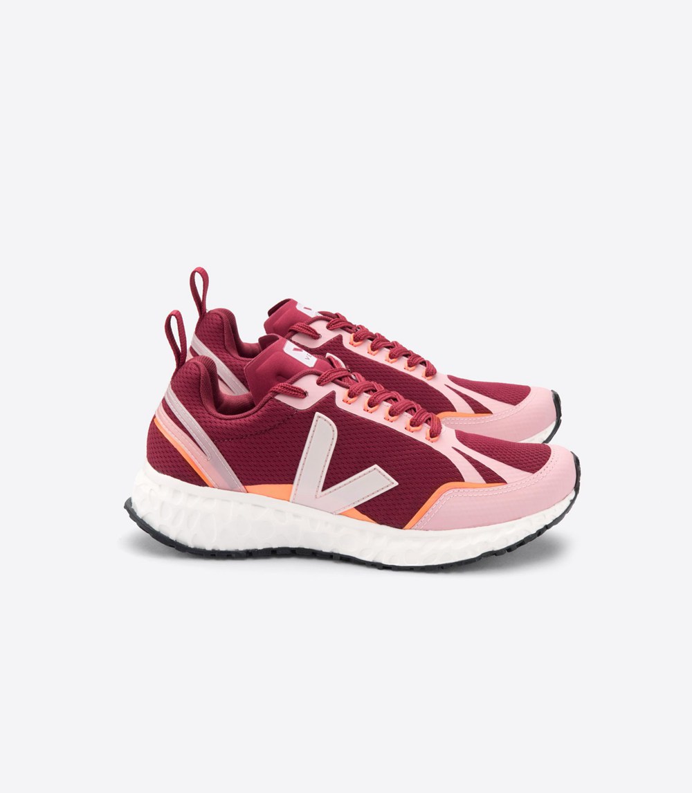 Veja Trainers Womens Red/Pink - Condor Mesh - MSZX-45912